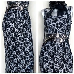 90S Floral & Lace "GRUNGE" Maxi Goth Core Cocktail "All That Jazz" Party Dress
